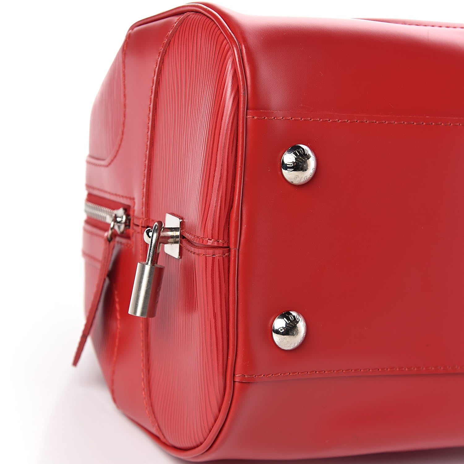 Louis Vuitton Epi Bowling Montaigne PM Rouge 7 of 9