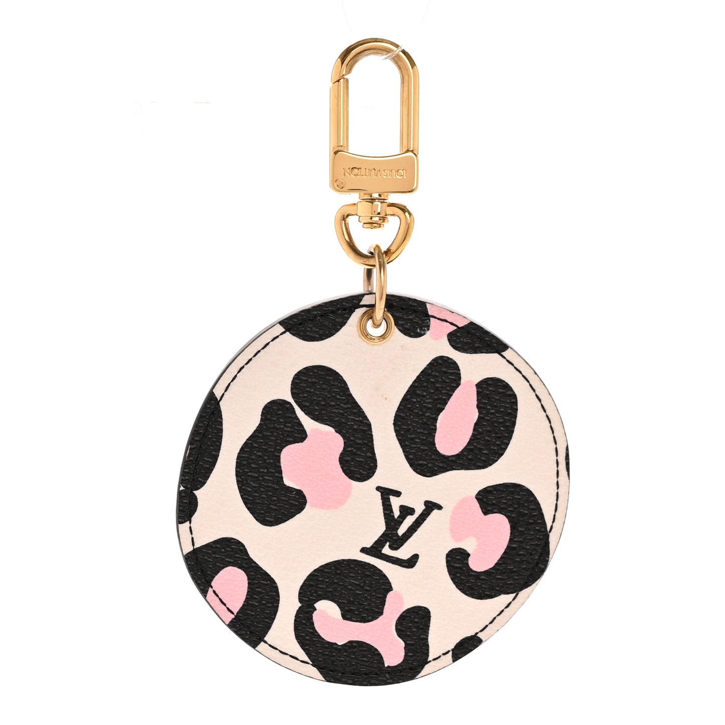Monogram Wild At Heart Illustre Bag Charm Key Ring Black