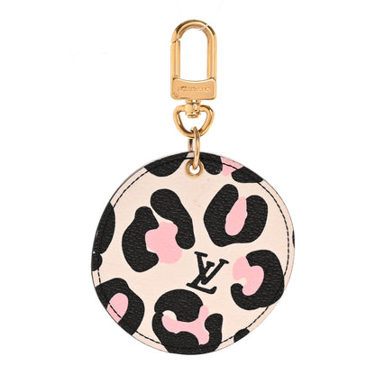 Louis Vuitton Monogram Wild At Heart Illustre Bag Charm Key Ring Black 1 of 3