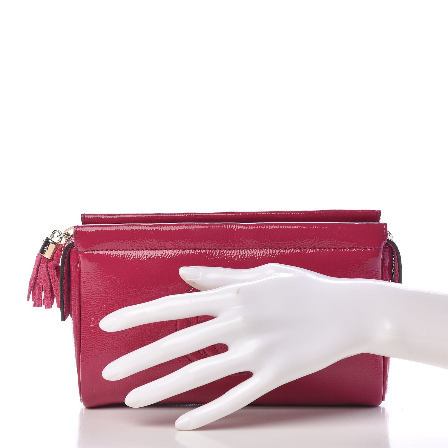 Gucci Soft Patent Soho Cosmetic Case Bright Bougainvillea 2 of 9