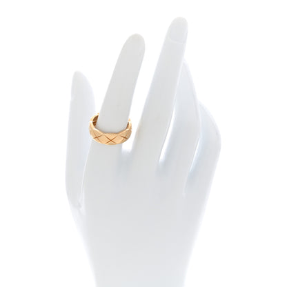 Chanel 18K Yellow Gold Small Coco Crush Ring 55 7.25 2 of 6