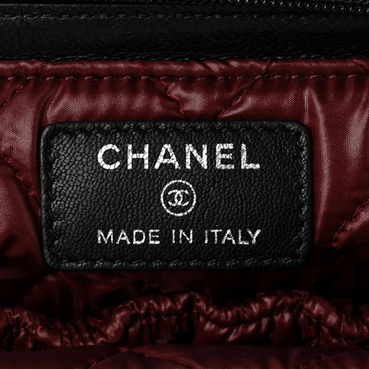 Chanel Lambskin Quilted Flap Cosmetic Case Black 6 of 10