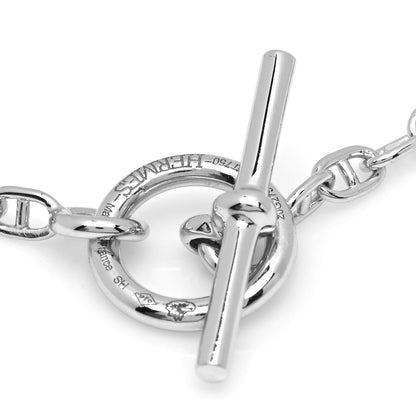 Hermes 18K White Gold Diamond Farandole Bracelet SH 3 of 5