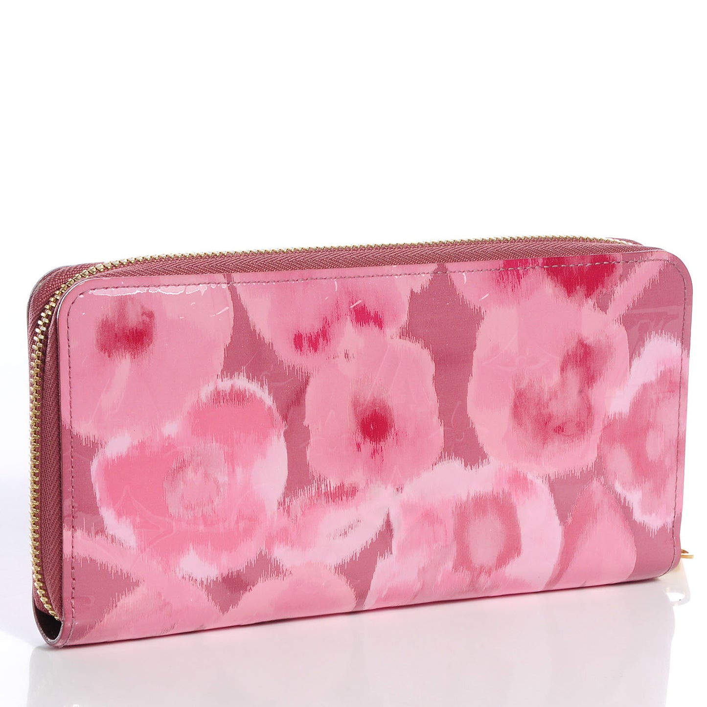 Vernis Ikat Zippy Wallet Rose Velours