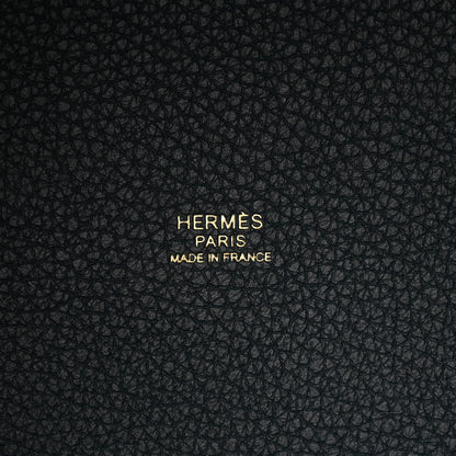 Hermes Taurillon Clemence Picotin Lock 18 PM Vert Cypress 6 of 12