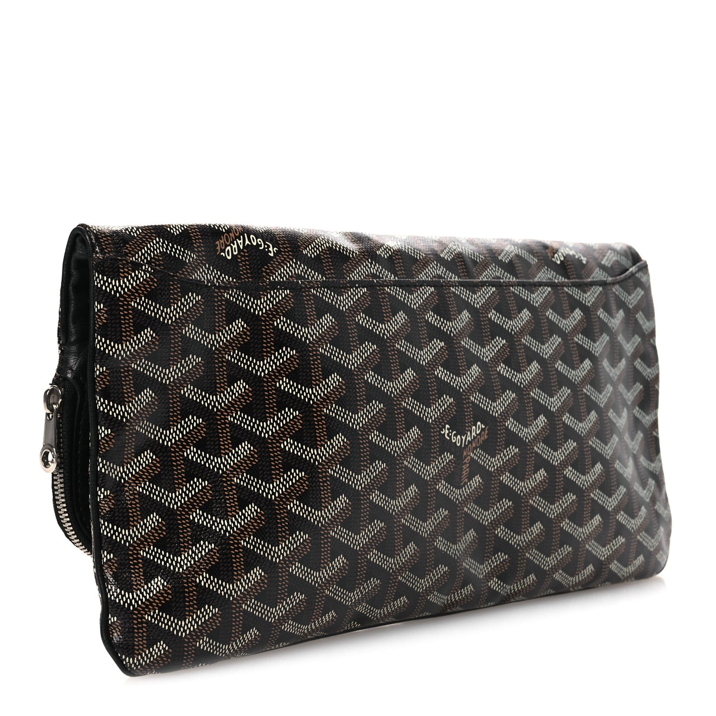 Goyardine Sainte Marie Soft Clutch Black