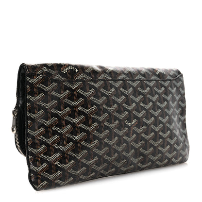 Goyard Goyardine Sainte Marie Soft Clutch Black 3 of 12