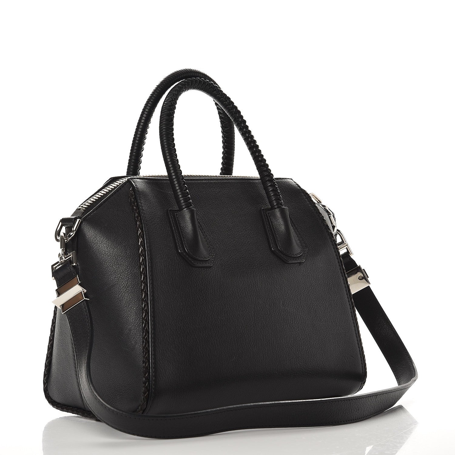 Givenchy Calfskin Braid Small Antigona Black 4 of 9