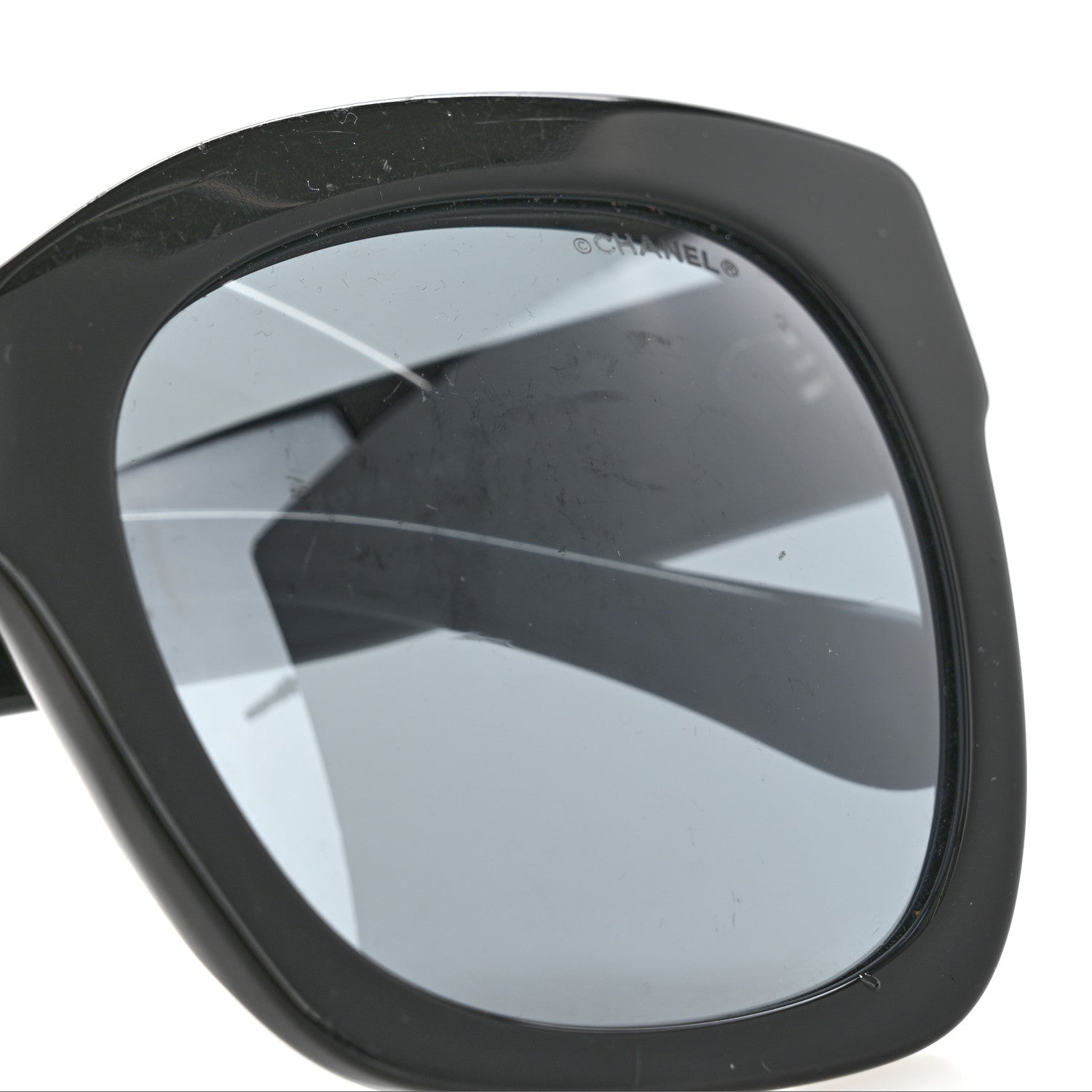 Chanel Acetate Square Sunglasses 5357-A Black 9 of 11