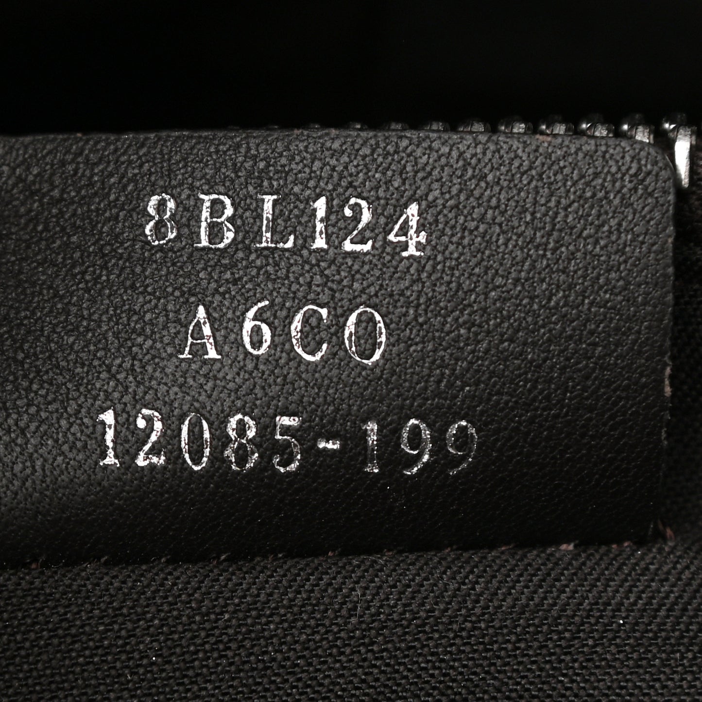 Vitello Dolce Bi-Color FF 1974 Embossed Medium By The Way Boston Bag Maya Black