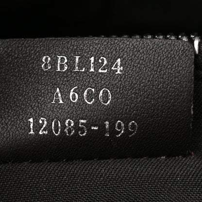 Fendi Vitello Dolce Bi-Color FF 1974 Embossed Medium By The Way Boston Bag Maya Black 7 of 11