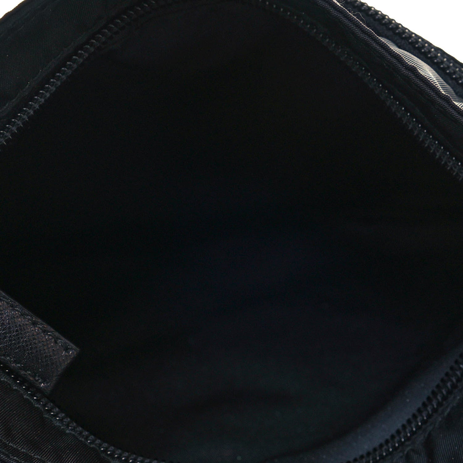 Prada Nylon Vela Flat Messenger Bag Black 9 of 10