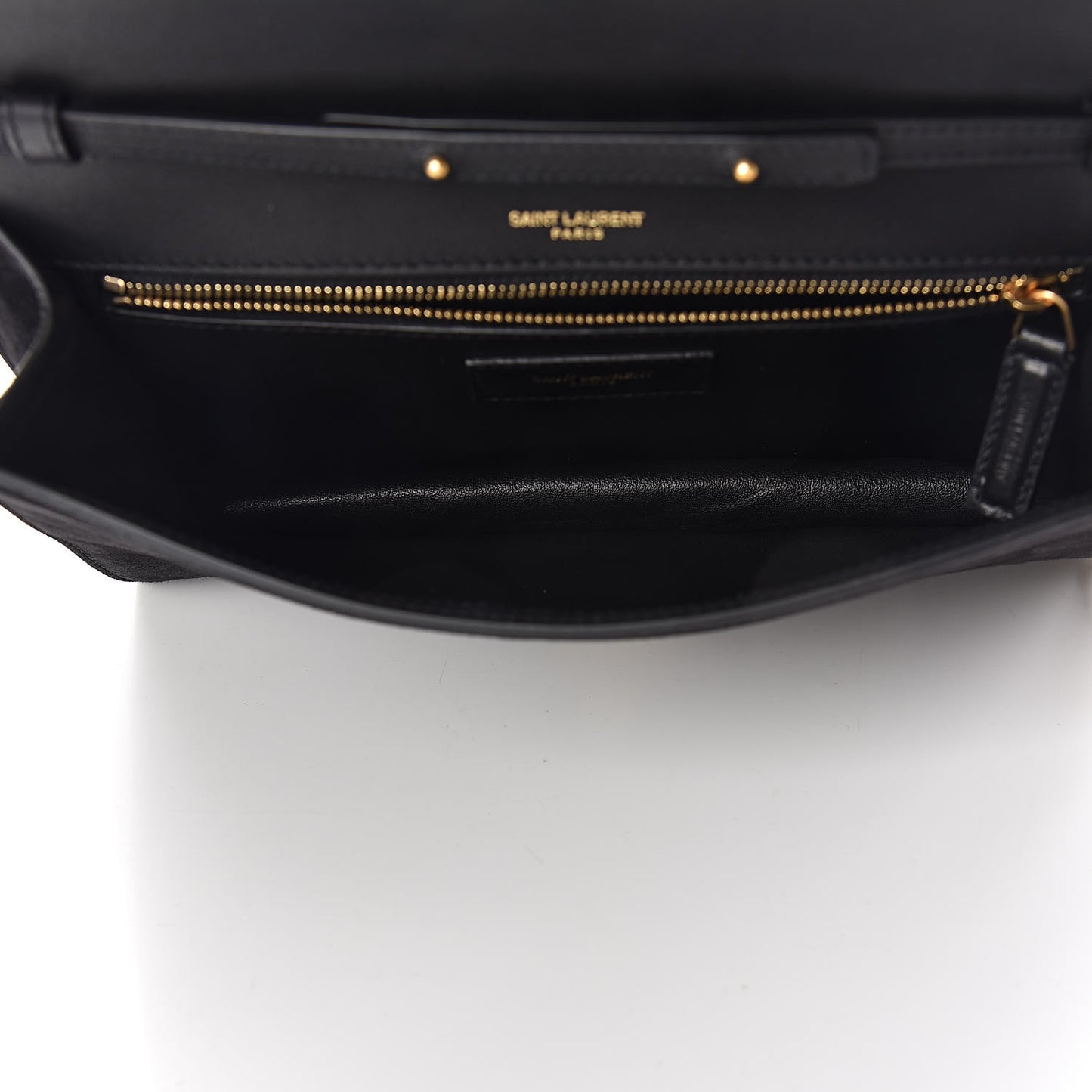 Suede Calfskin Monogram Le Sept Chain Bag Black