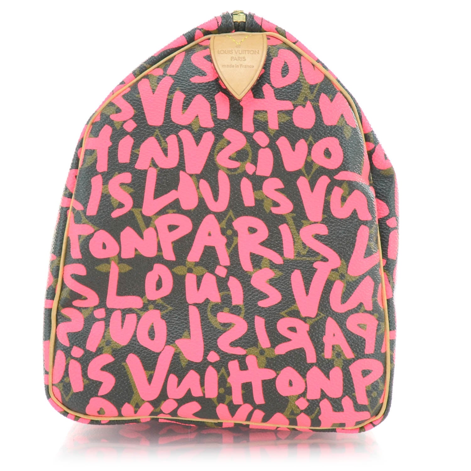 Louis Vuitton Monogram Graffiti Speedy 30 Fuchsia 8 of 13