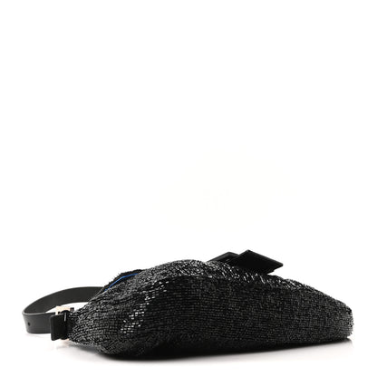 Fendi Beaded Baguette Black 4 of 10
