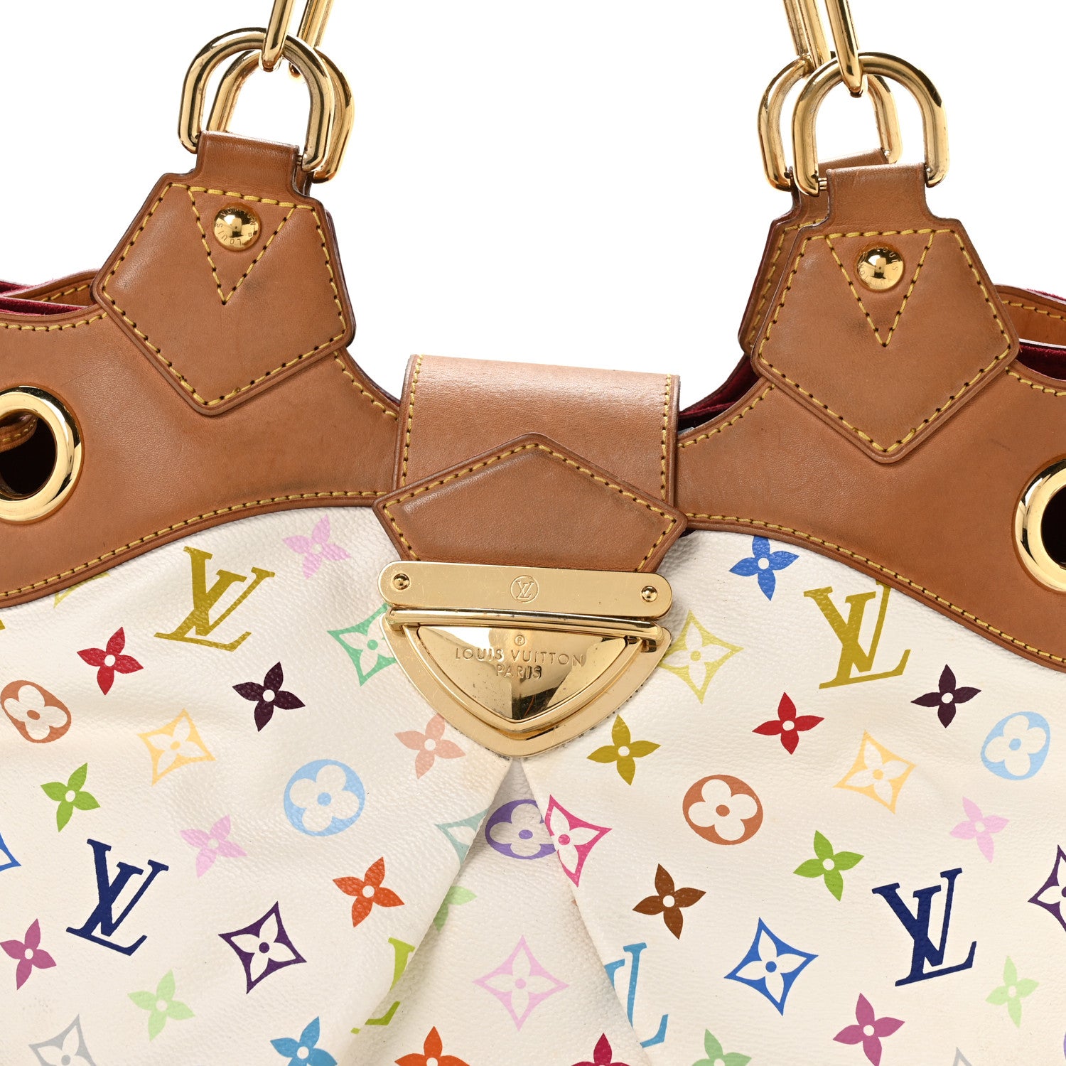 Louis Vuitton Monogram Multicolor Ursula White 7 of 9