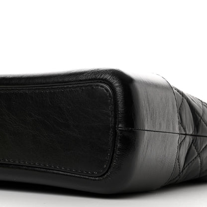 Chanel Aged Calfskin Quilted Medium Gabrielle Hobo Black 12 of 13