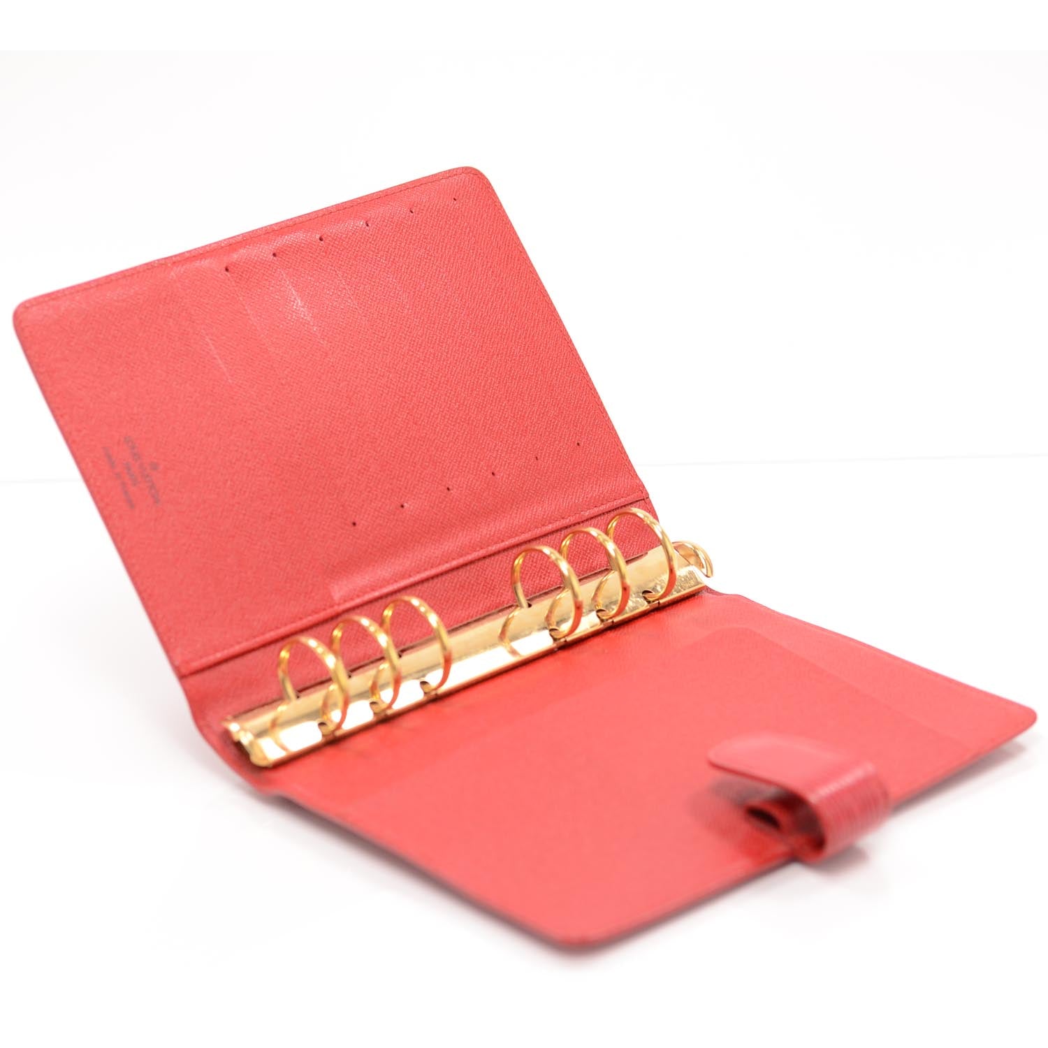 Louis Vuitton Epi Medium Ring Agenda Cover Red 5 of 8