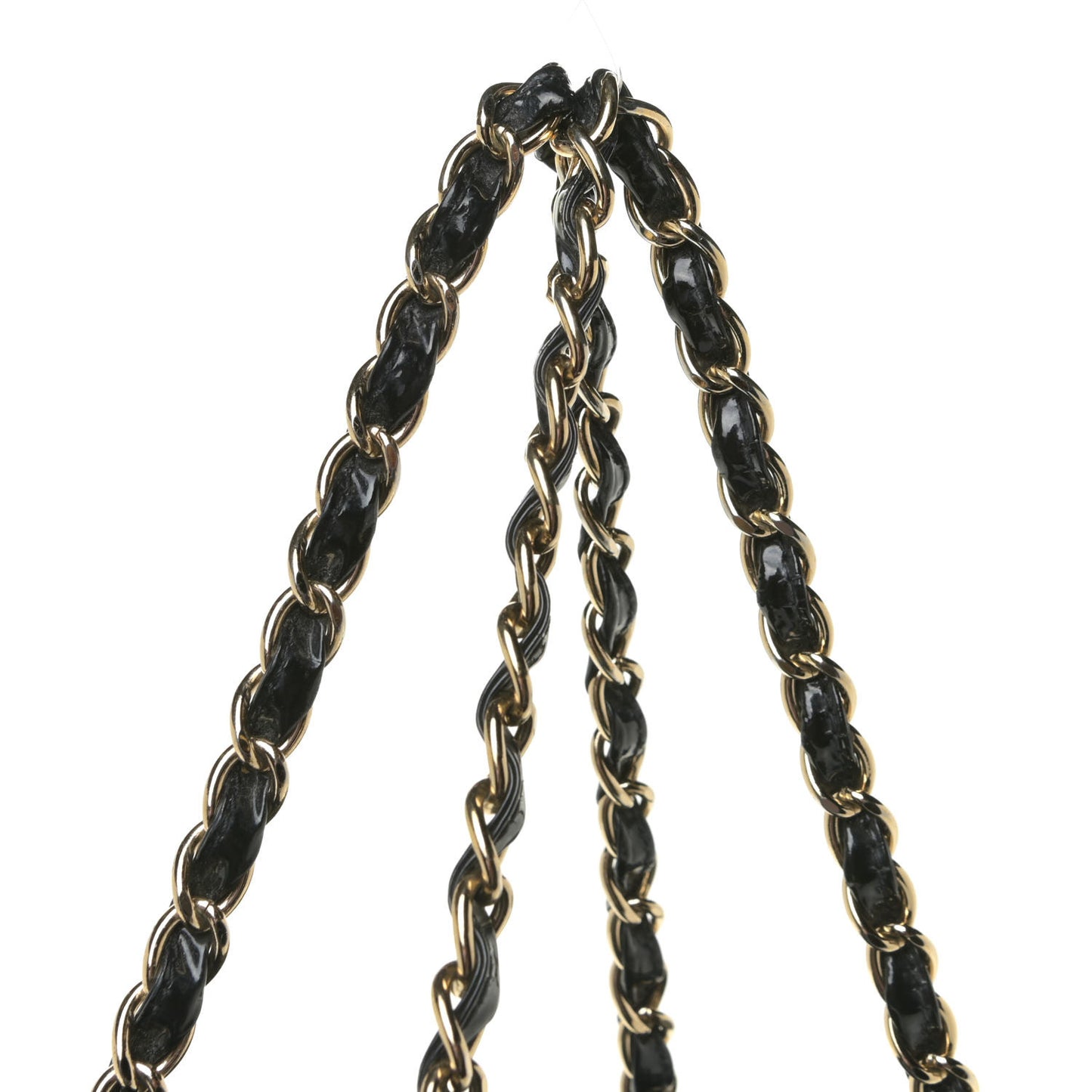 Patent Chocolate Bar CC Tote Black
