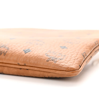 MCM Visetos Medium Crossbody Pouch Cognac 9 of 15