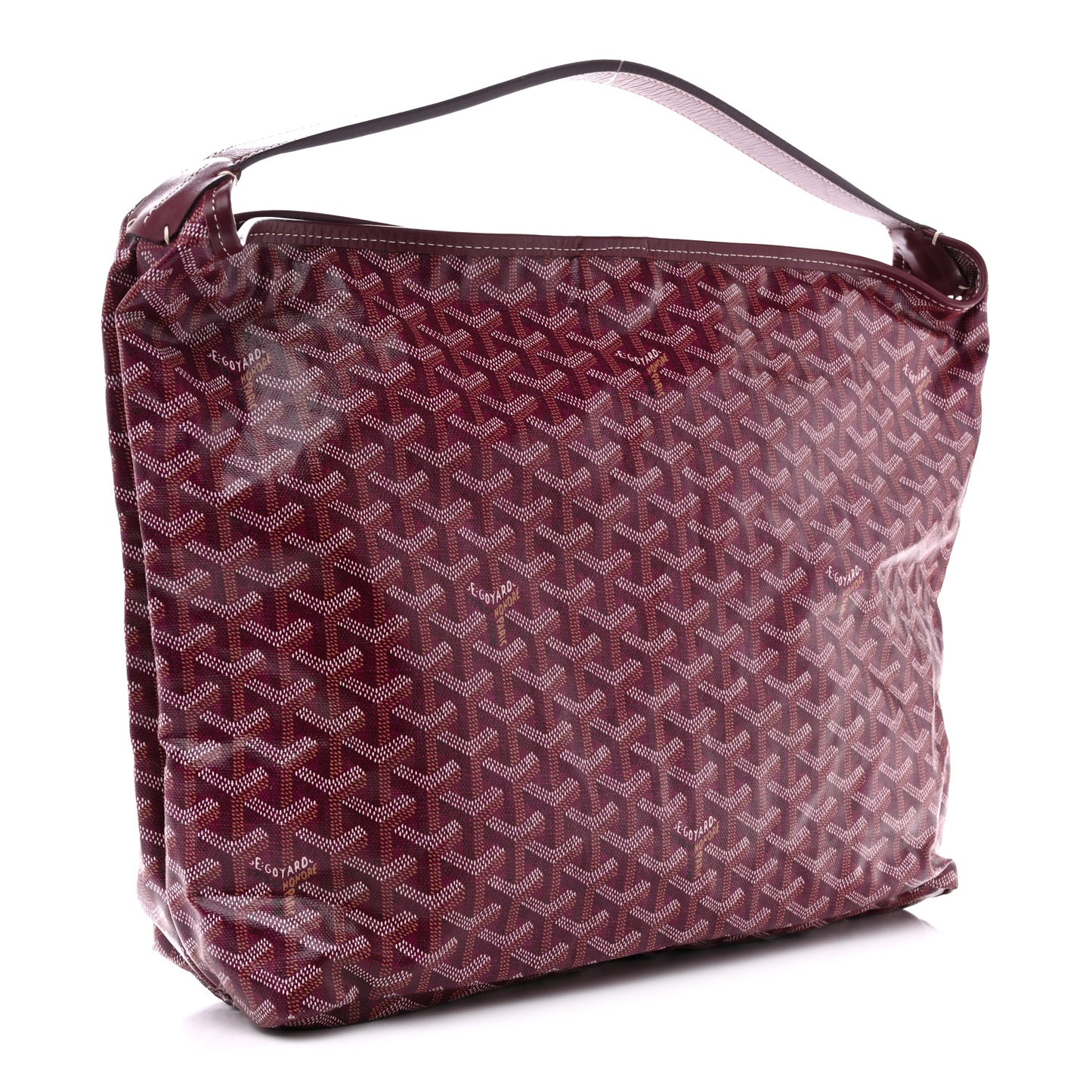 Goyardine Fidji Zip Hobo Burgundy