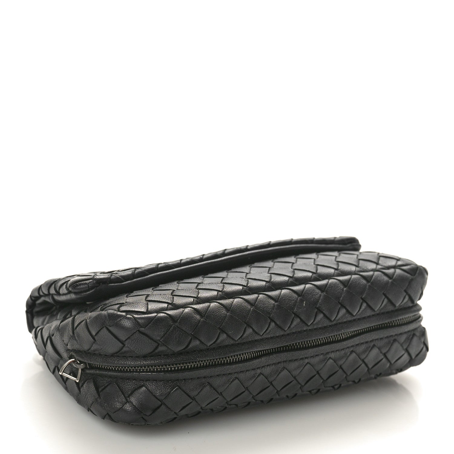Bottega Veneta Nappa Intrecciato Mini Chain Messenger Black 4 of 13