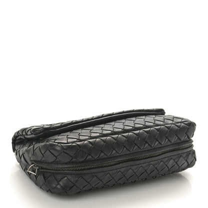 Bottega Veneta Nappa Intrecciato Mini Chain Messenger Black 4 of 13