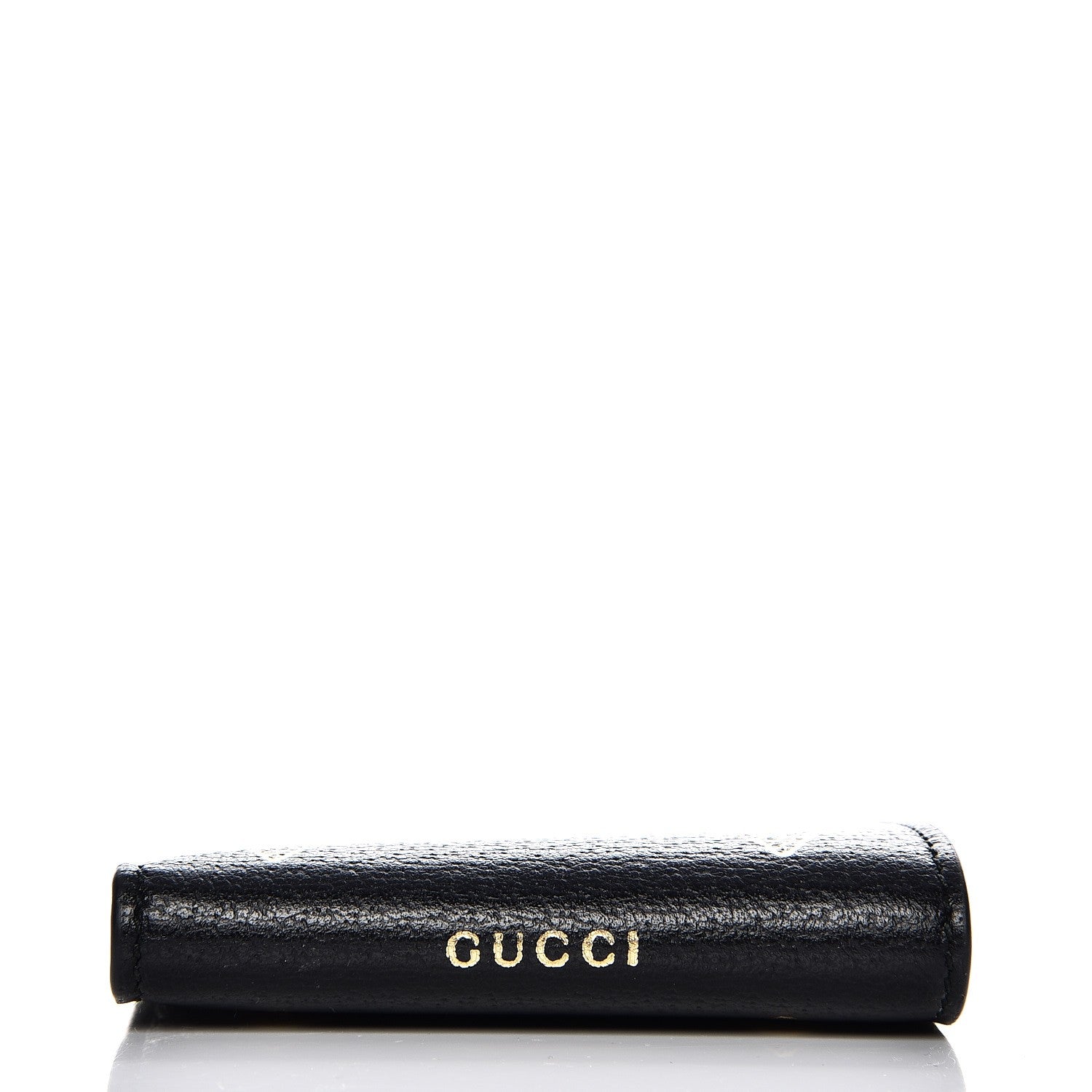 Gucci Calfskin Bee Star Bi-Fold Wallet Black 6 of 7