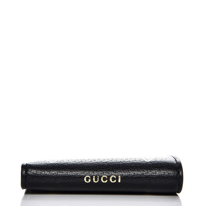 Gucci Calfskin Bee Star Bi-Fold Wallet Black 6 of 7