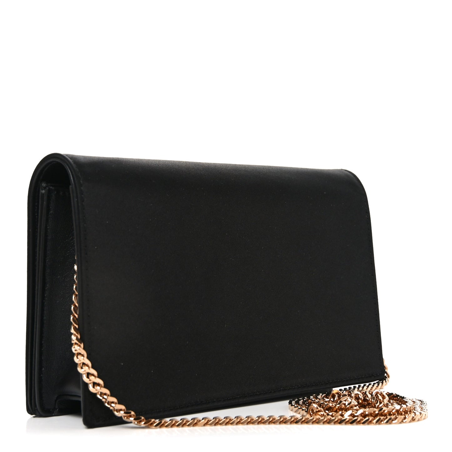 Satin La Medusa Mini Crossbody Black