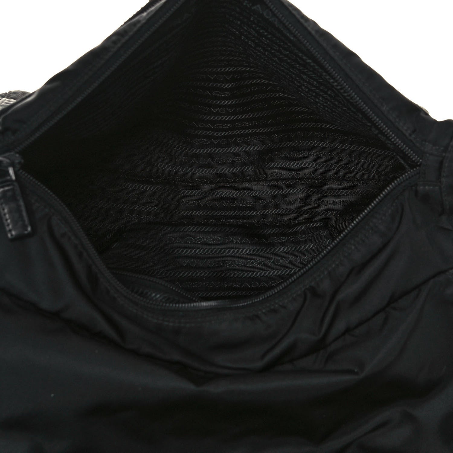 Prada Nylon Vela Messenger Bag Black 5 of 16