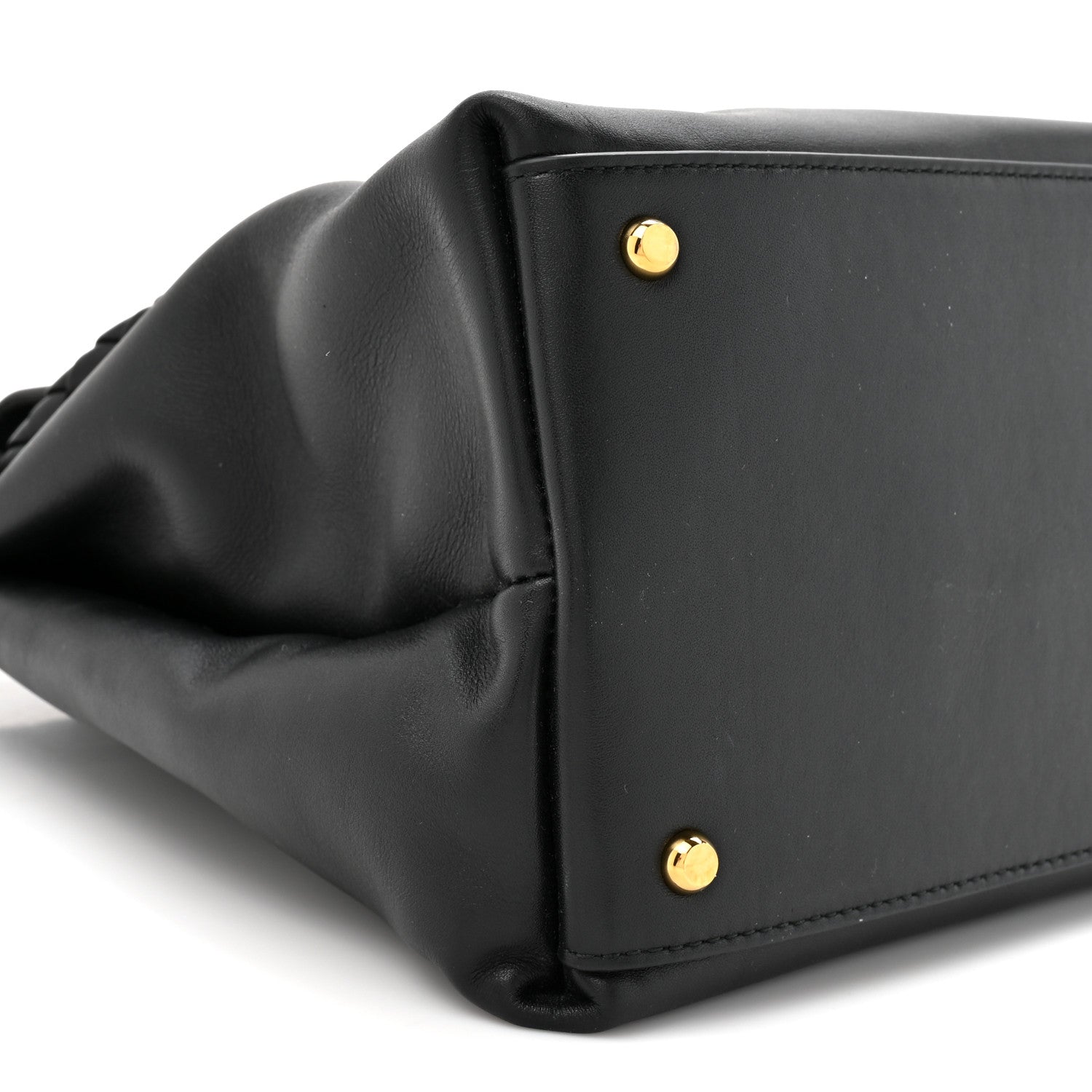 Bottega Veneta Calfskin Medium Andiamo Messenger Bag Black 10 of 10