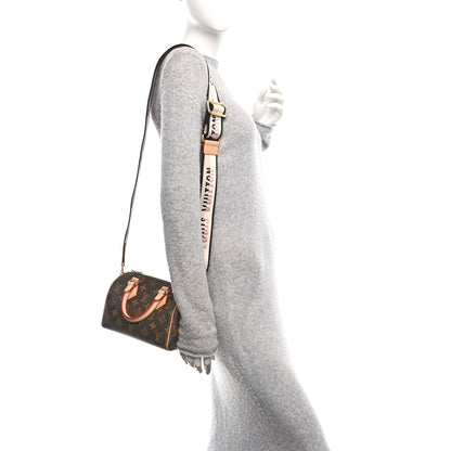 Louis Vuitton Monogram Speedy Bandouliere 20 Black 2 of 9