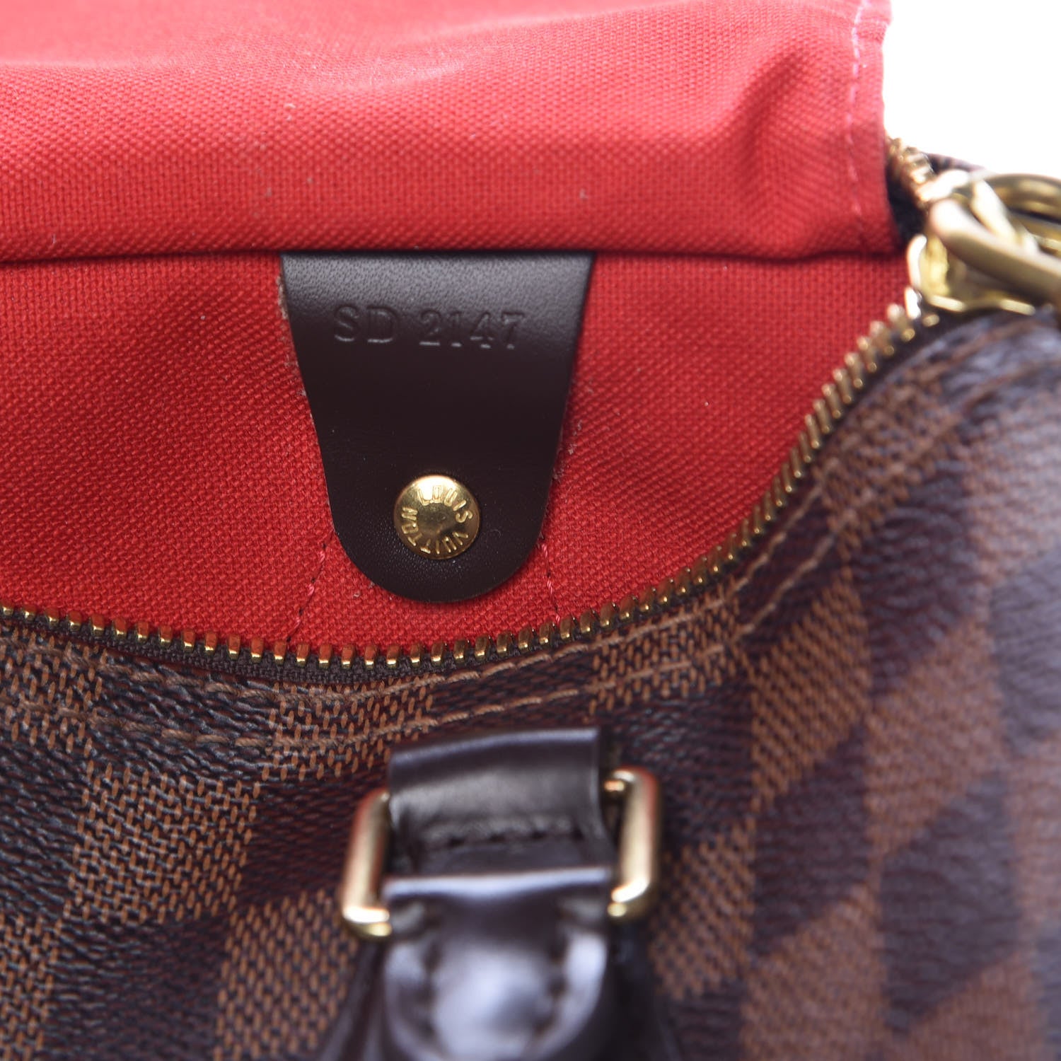 Louis Vuitton Damier Ebene Speedy Bandouliere 25 9 of 17