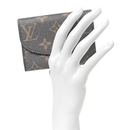 Louis Vuitton Monogram Rosalie Coin Purse Trianon Gray 2 of 6