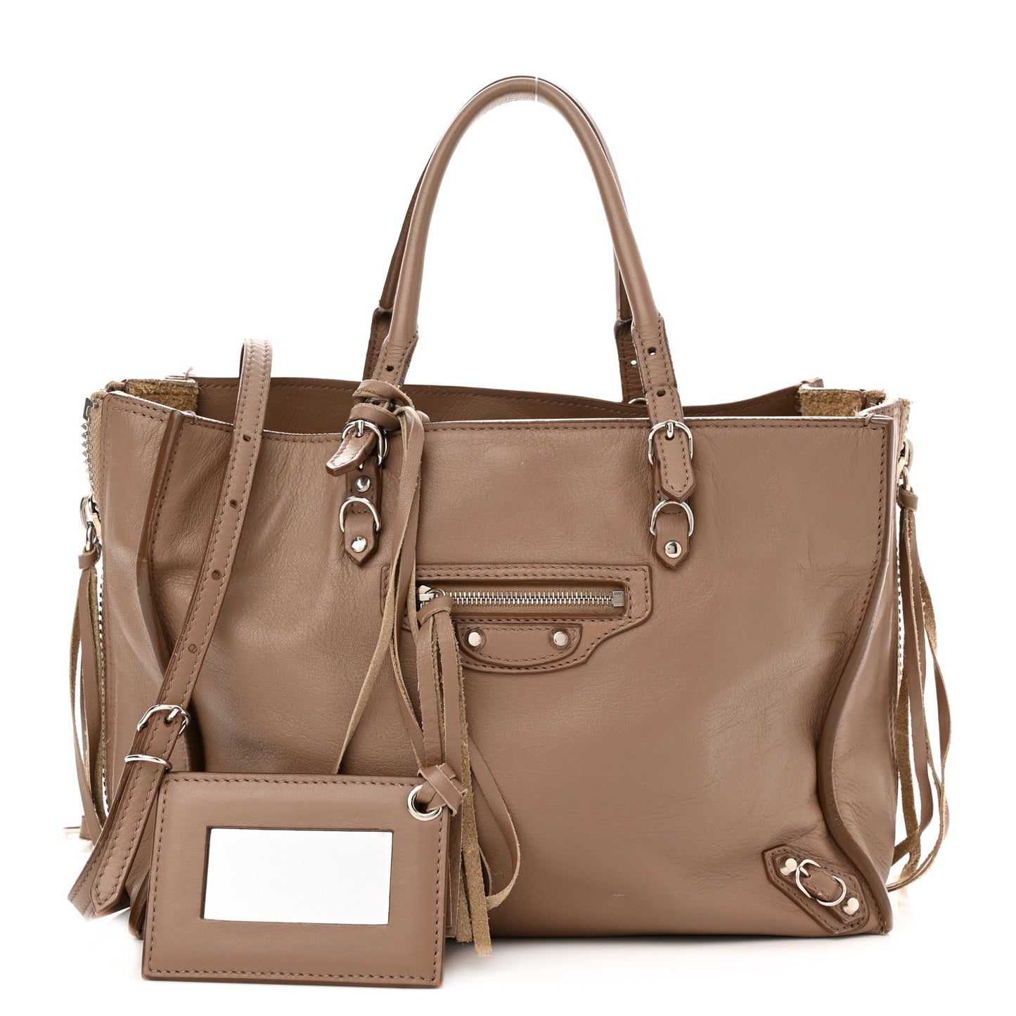 Veau Papier A6 Zip Around Tote Castagna