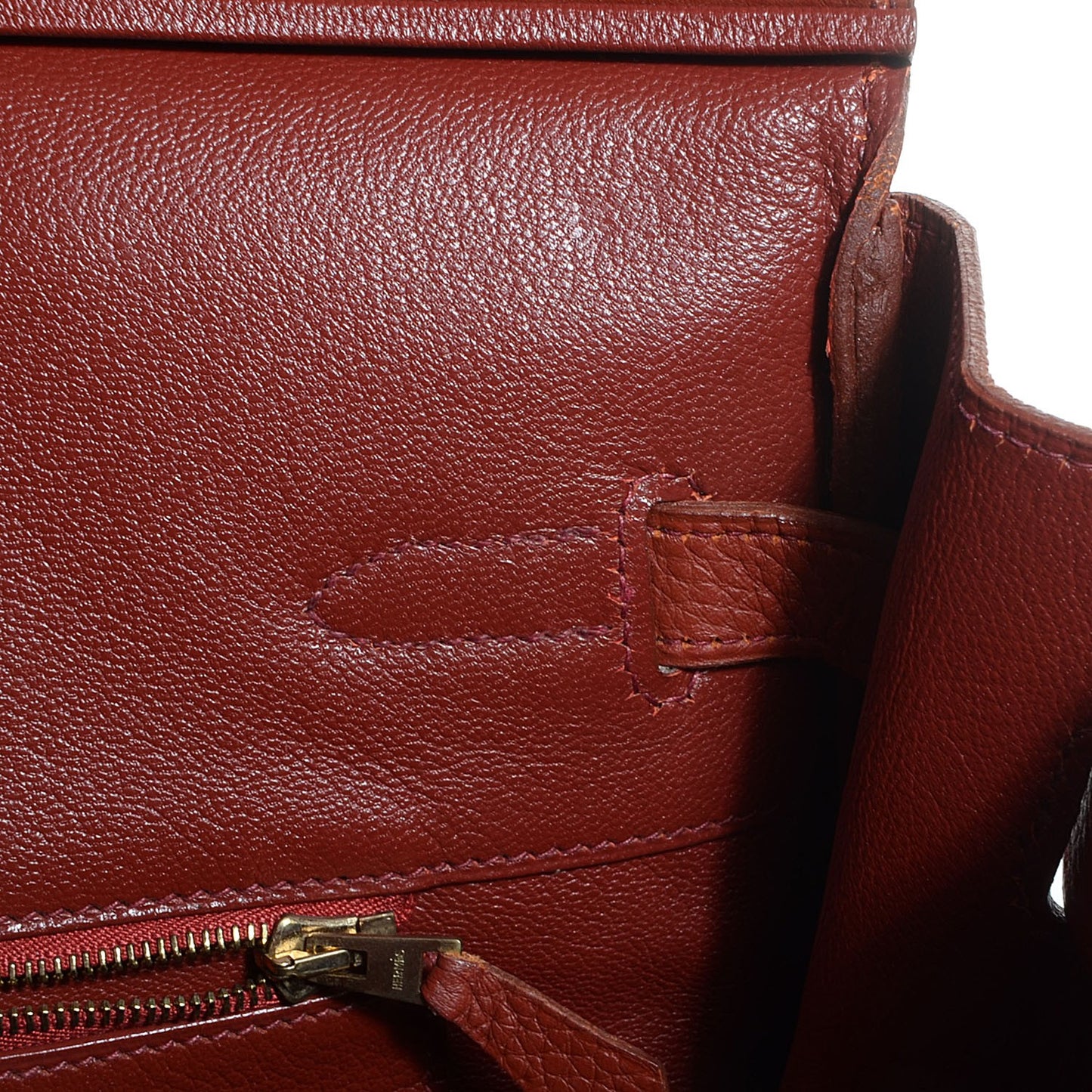 Taurillon Clemence Birkin 35 Brique
