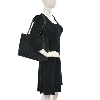 Chanel Caviar Quilted Grand Shopping Tote GST Black 2 of 9