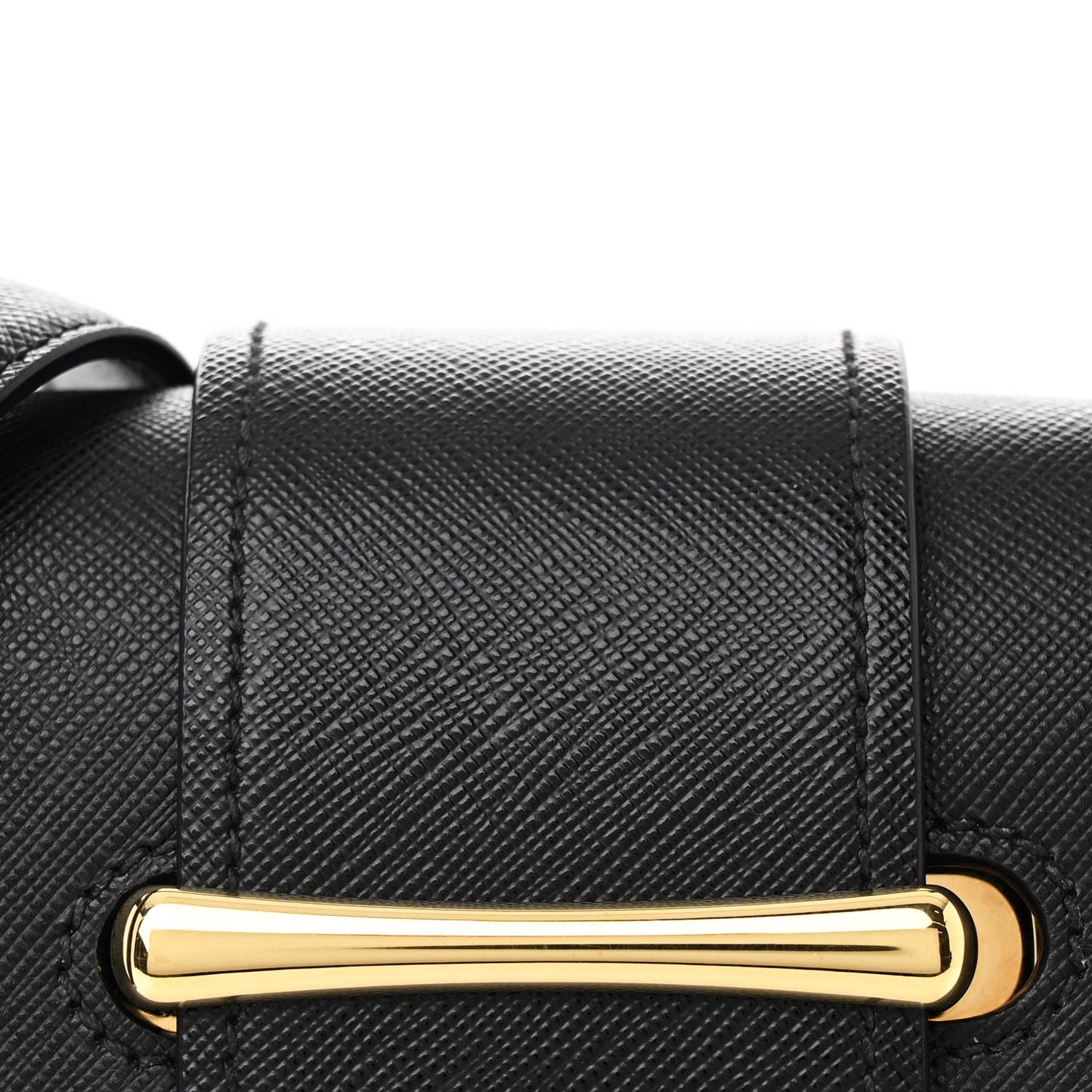 Saffiano Lux Sidonie Top Handle Bag Black