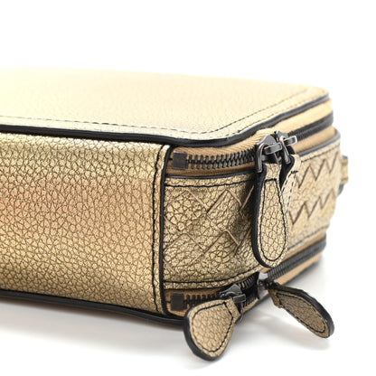 Bottega Veneta Metallic Lambskin Intrecciato Camera Bag Champignon 11 of 11