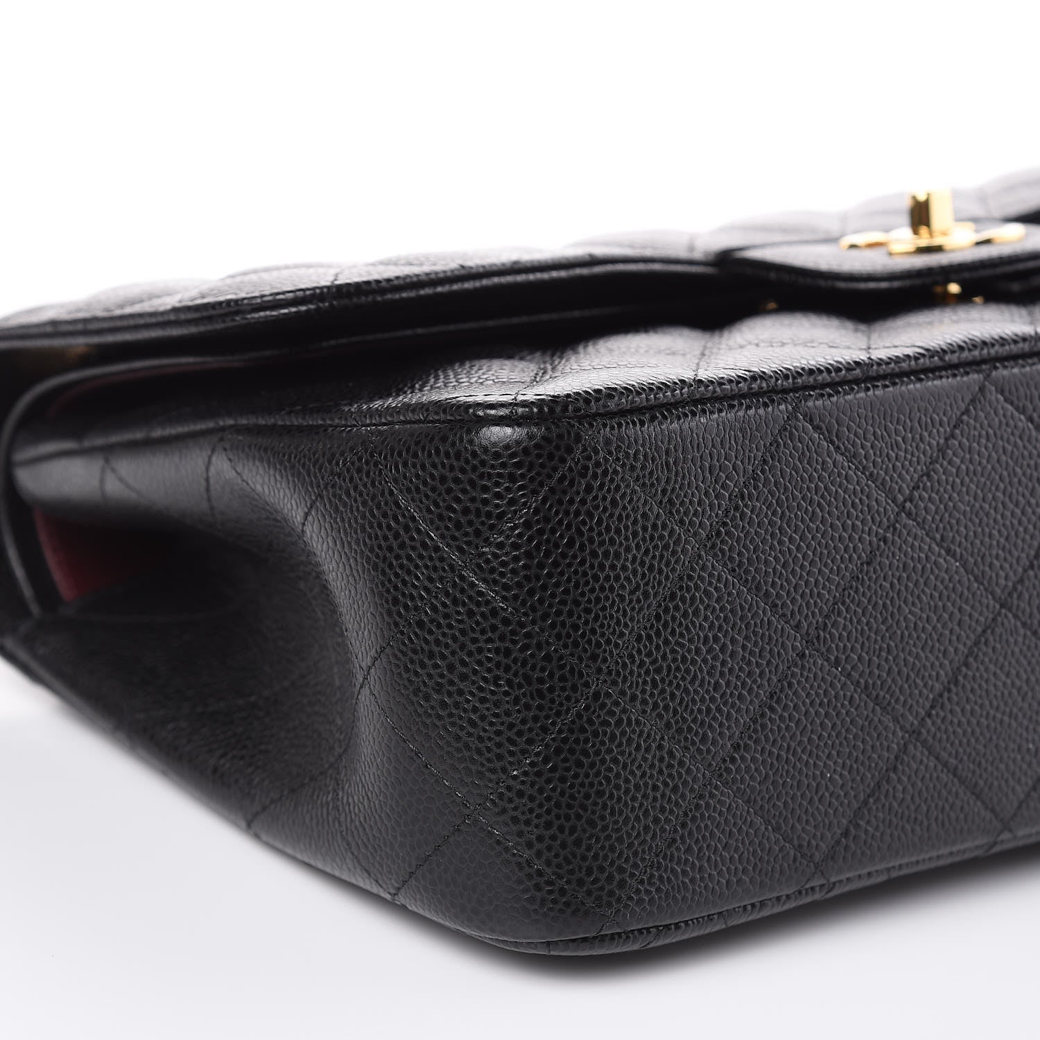 Chanel Caviar Quilted Jumbo Double Flap Black 8 of 11