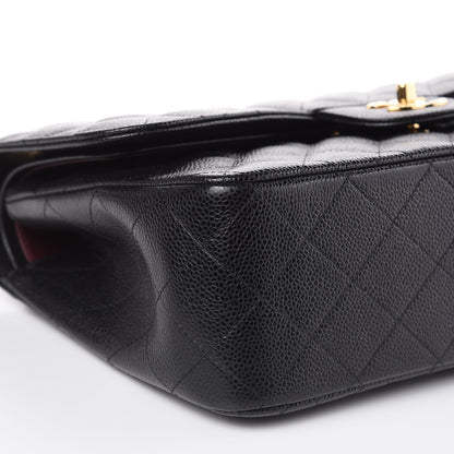 Chanel Caviar Quilted Jumbo Double Flap Black 8 of 11
