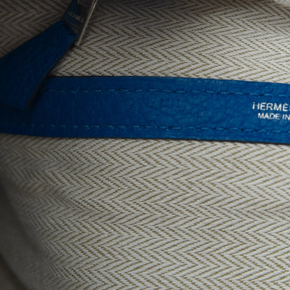 Hermes Vache Country Garden Party 30 TPM Bleu Zellige 7 of 13