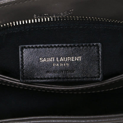 Saint Laurent Calfskin Y Quilted Monogram Toy Loulou Crossbody Bag Faggio 6 of 10