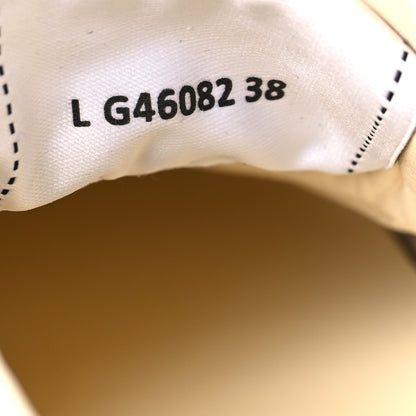 Chanel Printed Calfskin Womens CC Logo Sneakers 38 Beige 7 of 9