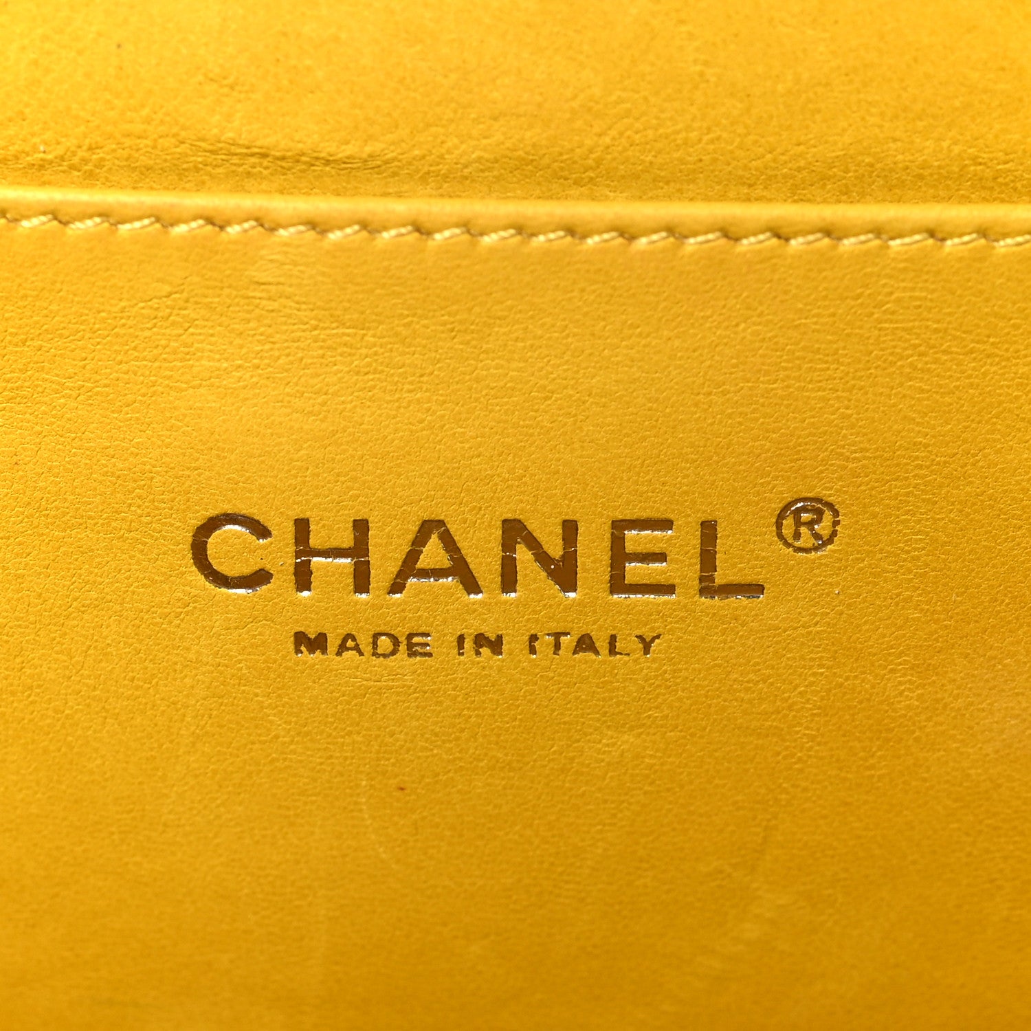 Chanel Stingray Degrade Frame Clutch Yellow 6 of 12