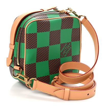 Louis Vuitton Damier Pop Chess Messenger Green 3 of 9