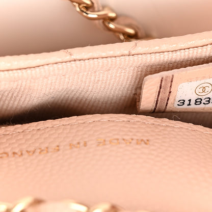 Chanel Caviar Quilted Mini Chain Belt Bag Light Beige 7 of 10