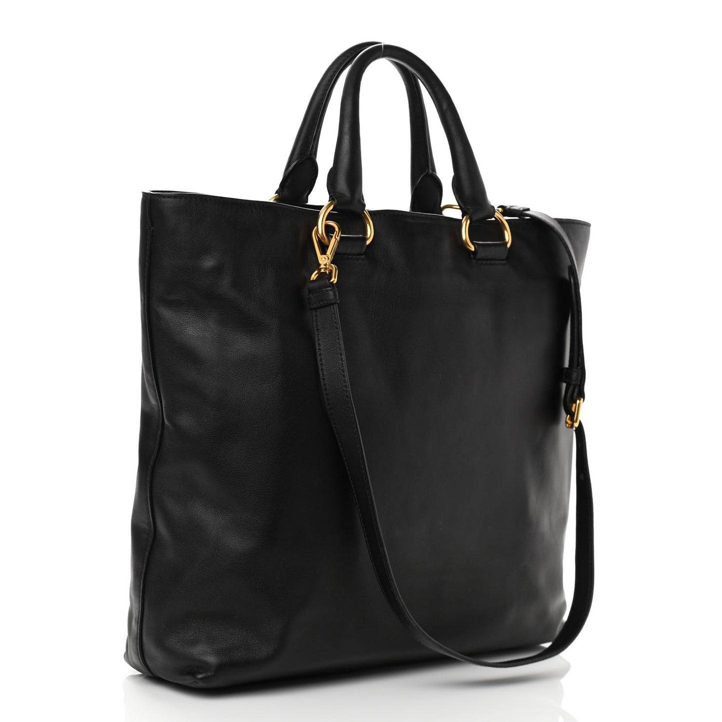 Soft Calf Tote Black