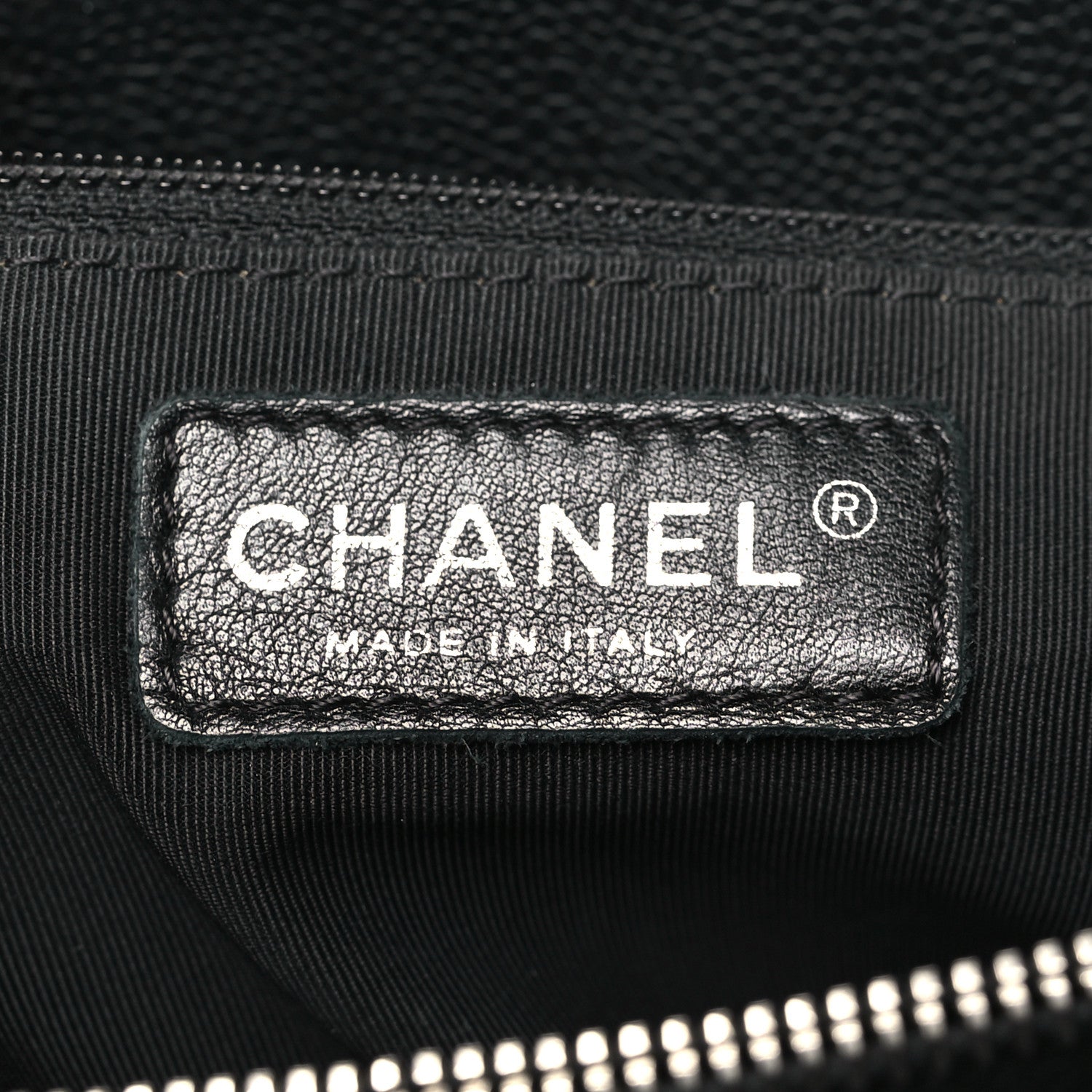 Chanel Caviar Quilted Grand Shopping Tote GST Black 7 of 11